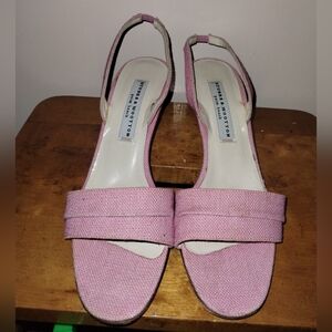 Stubb's & Wooten Palm Beach Pink Heels 7.5